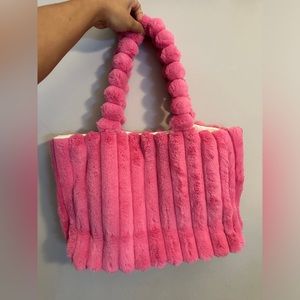 Cute pink tote bag